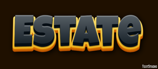 Estate Text Effect