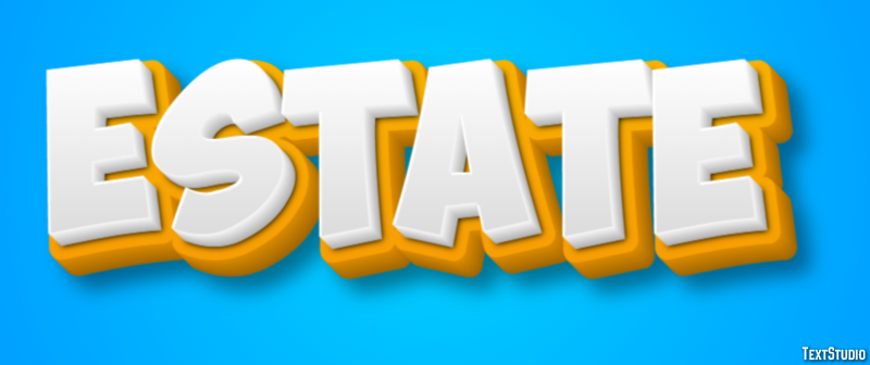 Estate Text Effect