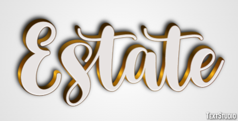 Estate Text Effect