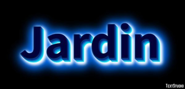 Jardin Effet de texte