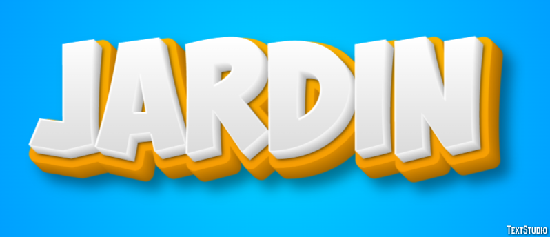 Jardin Effet de texte