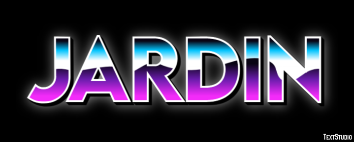 Jardin Tekst Effect