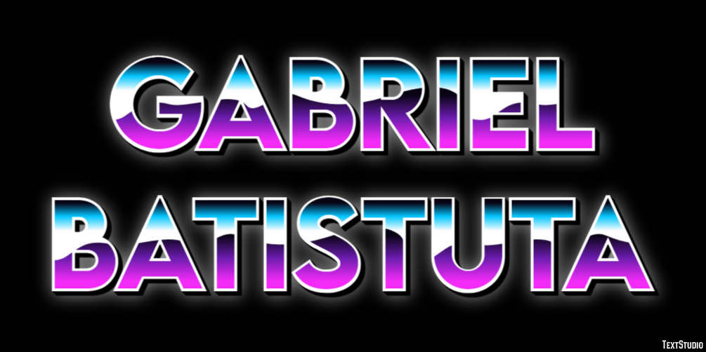 Gabriel Batistuta Effetto testo