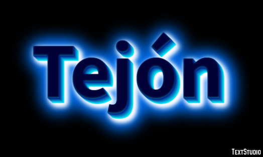 Tejón Эффект текста