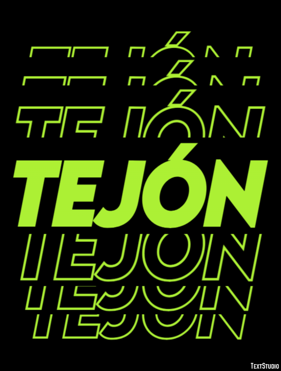 Tejón Efecto de texto