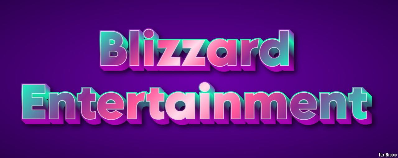 Blizzard Entertainment Efekt tekstowy