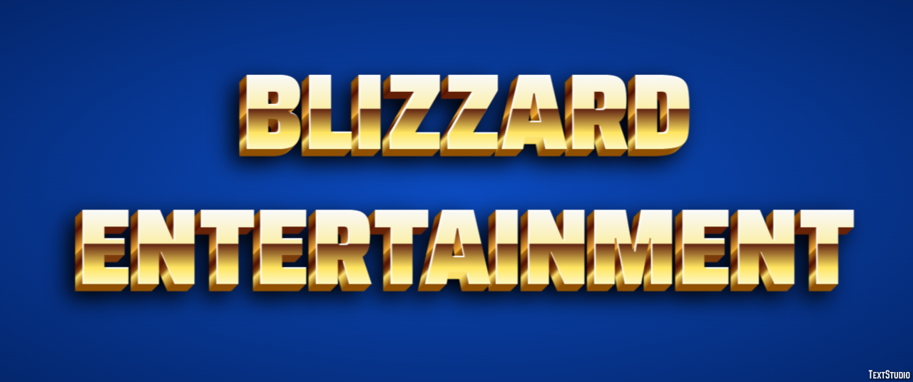 Blizzard Entertainment Efekt tekstowy