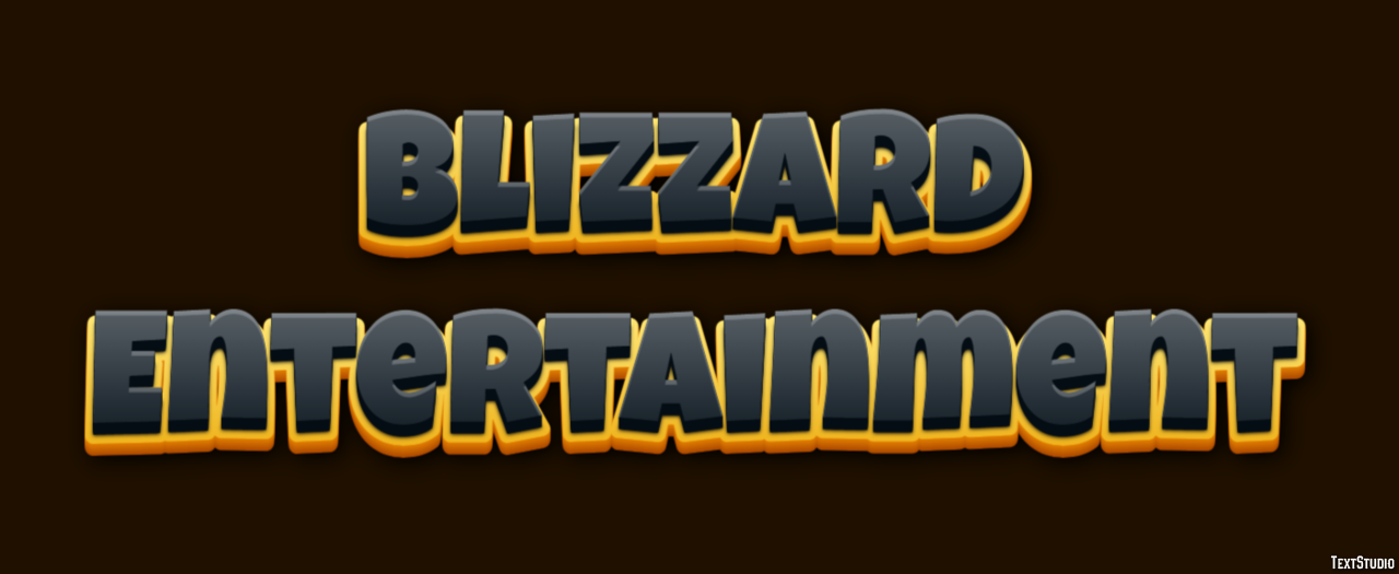 Blizzard Entertainment Efekt tekstowy