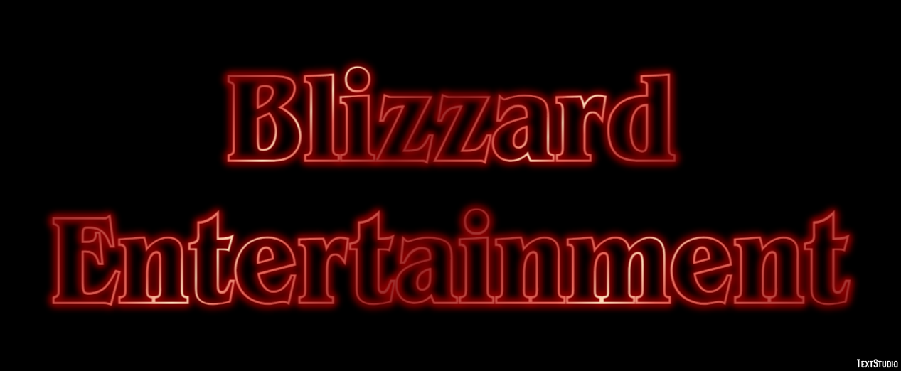 Blizzard Entertainment Efekt tekstowy