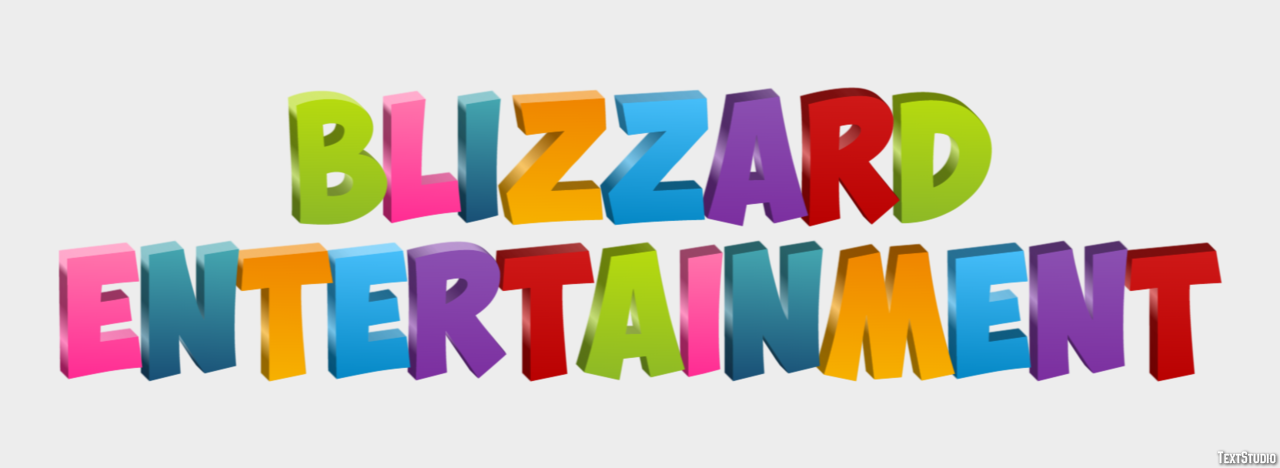 Blizzard Entertainment Efekt tekstowy