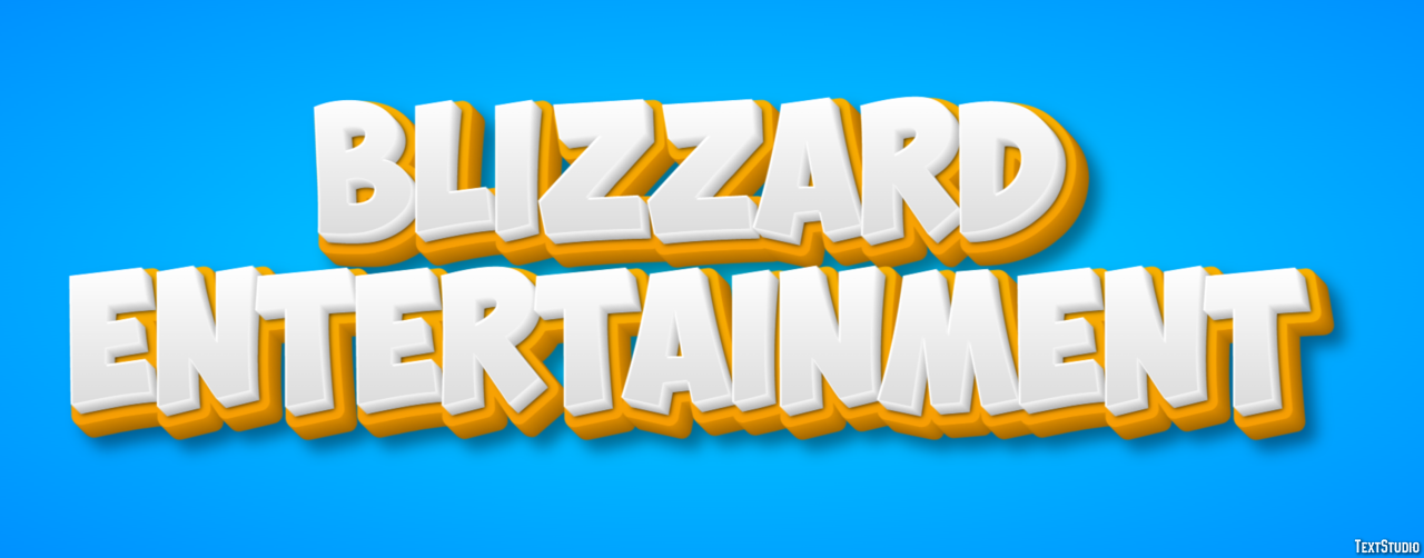 Blizzard Entertainment Efekt tekstowy