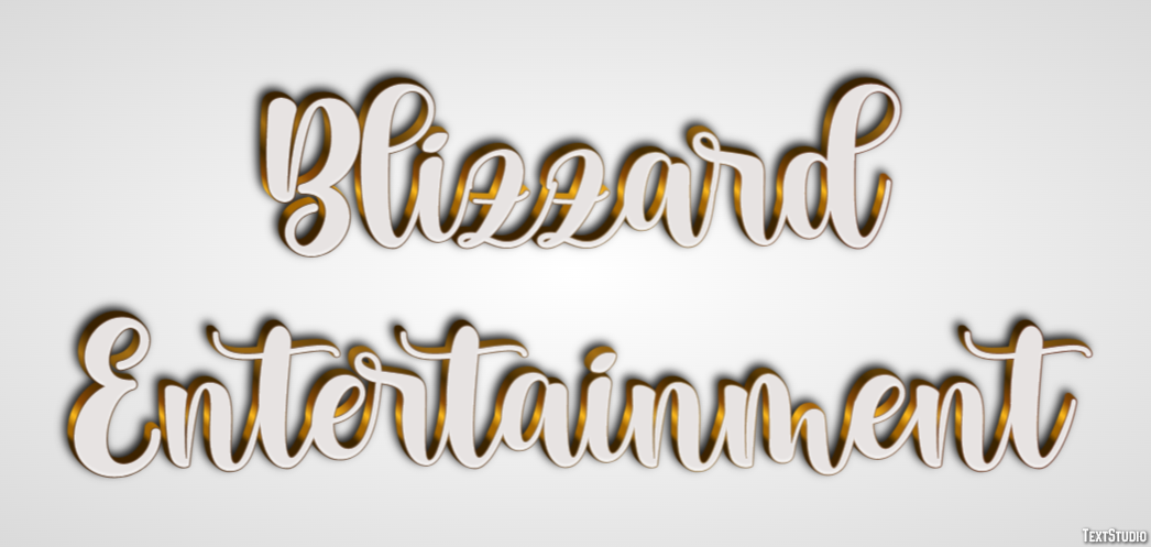 Blizzard Entertainment Efekt tekstowy