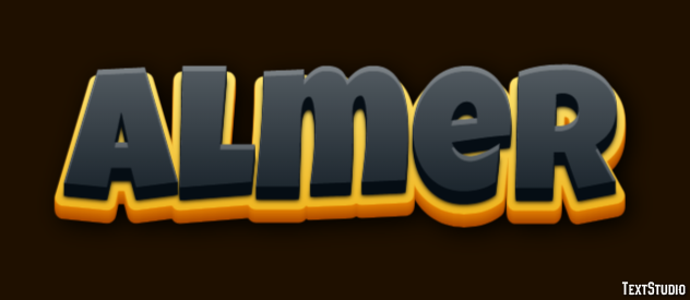Almer Text effect