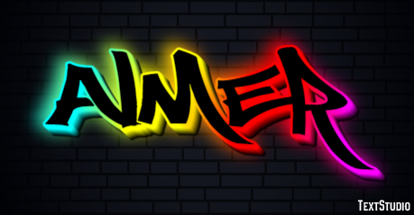Almer Text effect