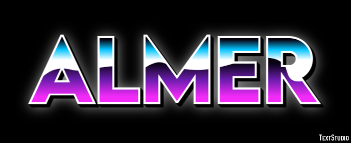 Almer Text effect