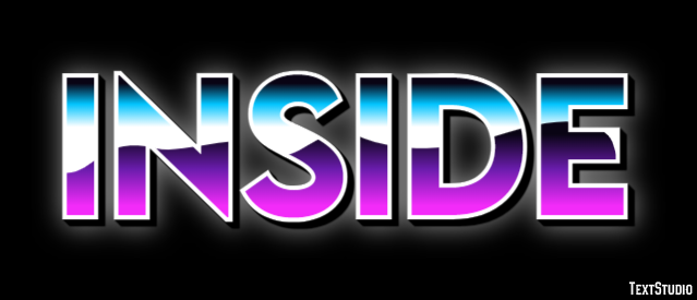 INSIDE Efeito de texto
