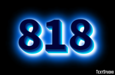 818 Text Effect