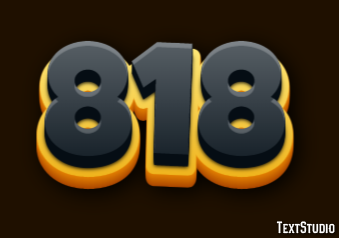 818 Text Effect