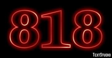 818 Text Effect