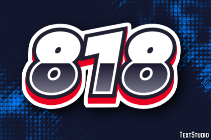 818 Text Effect