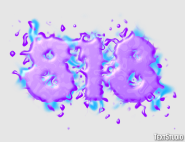 818 Text Effect