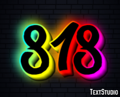 818 Text Effect