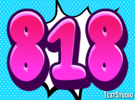 818 Text Effect