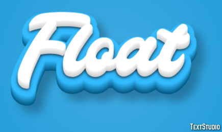 Float Эффект текста