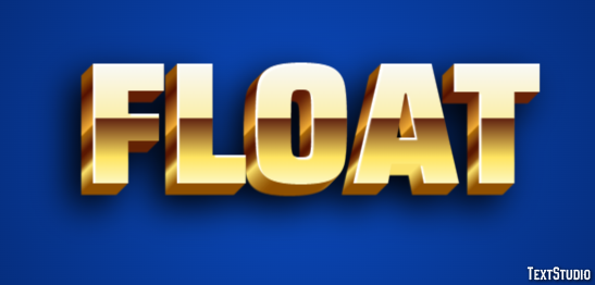 Float Эффект текста