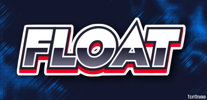 Float Text Effect