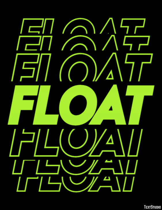 Float Efecto de Texto