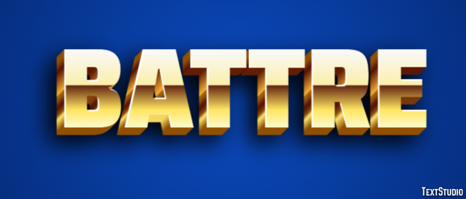 Battre Effet de texte
