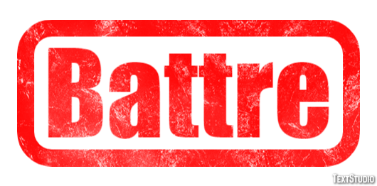 Battre Effet de Texte