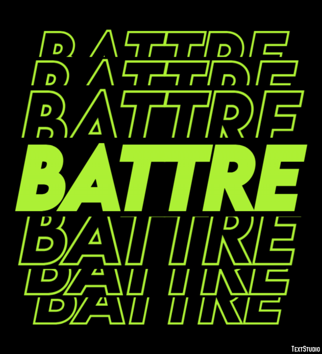 Battre Effet de Texte