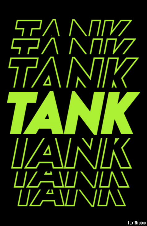 Tank Text Effect