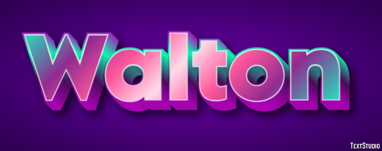Walton Texteffekt