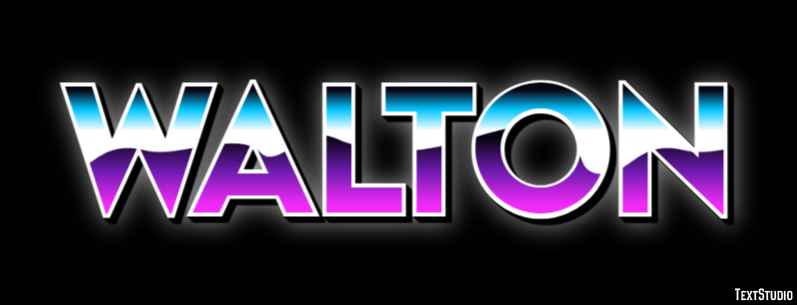 Walton Efeito de texto