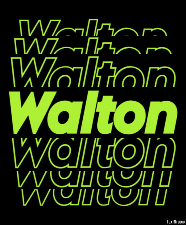 Walton Texteffekt