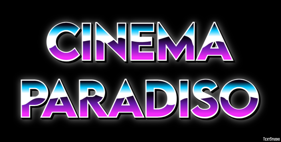 Cinema Paradiso Efecto de Texto