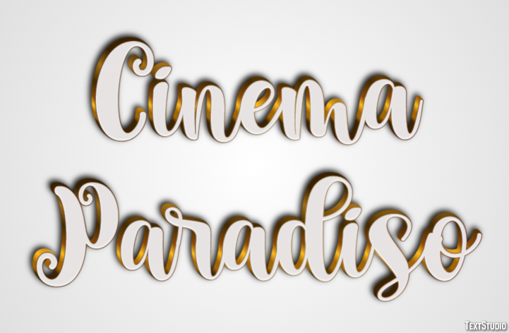 Cinema Paradiso Efekt tekstowy