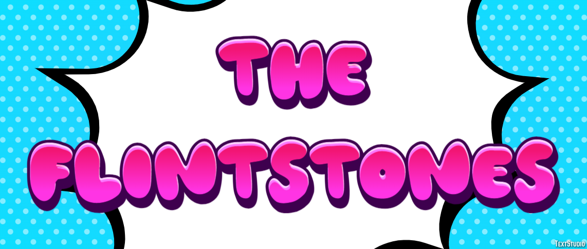 The Flintstones Text Effect