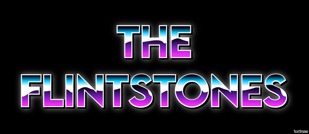 The Flintstones Text Effect
