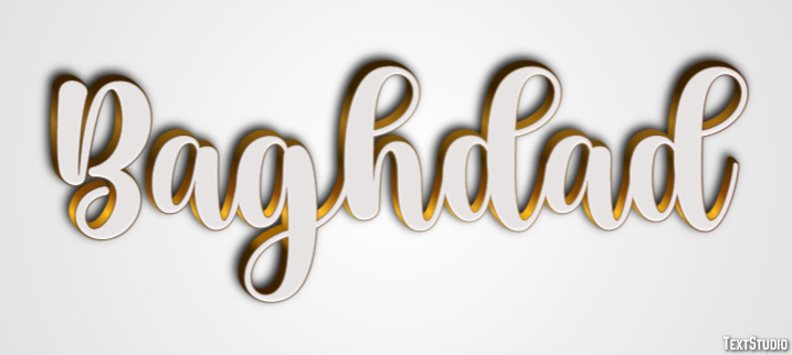 Baghdad Texteffekt