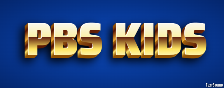 Pbs Kids Texteffekt