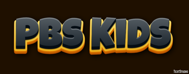 Pbs Kids Texteffekt