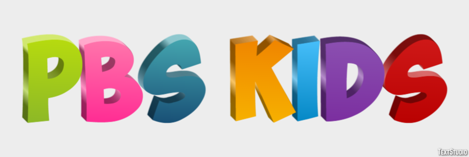 Pbs Kids Texteffekt