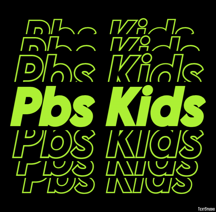 Pbs Kids テキスト効果