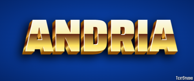 Andria Text effect