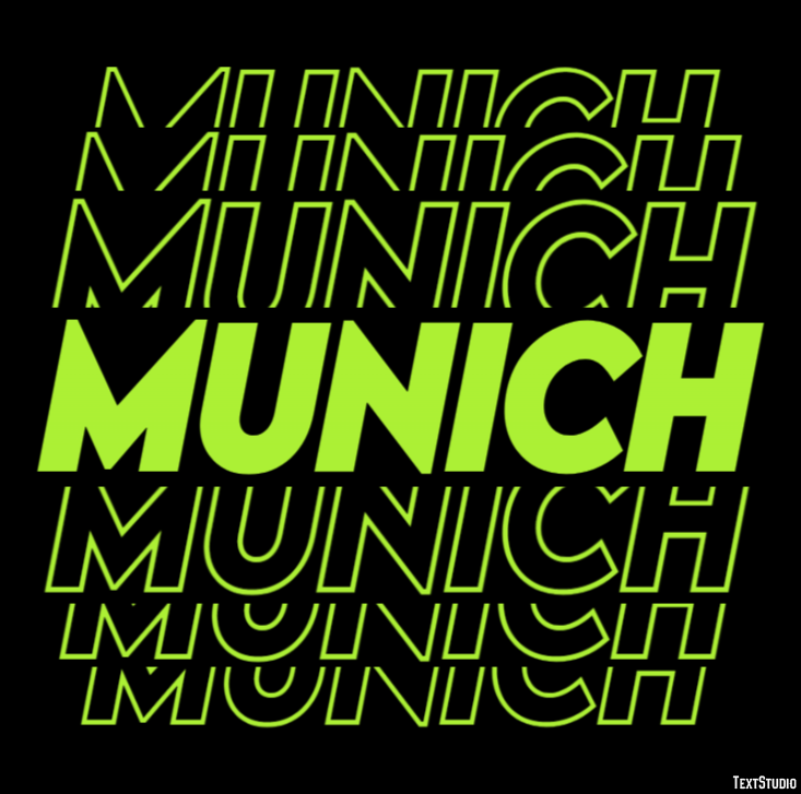 Munich Efekt tekstowy