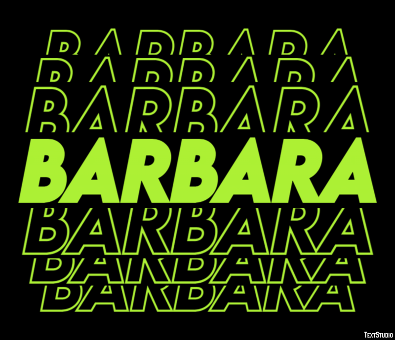 Barbara Efekt tekstowy